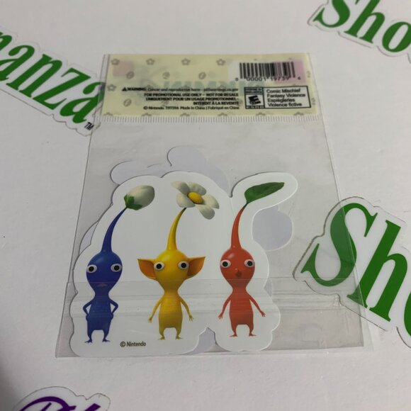 My Nintendo Rewards Pikmin 4 Sticker Set 2 3" Vinyl Stickers An Explorer Oatchi - Picture 2 of 2